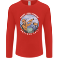 Hunting Making Another Call Hunter Funny Mens Long Sleeve T-Shirt Red