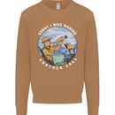 Hunting Making Another Call Hunter Funny Mens Sweatshirt Jumper Caramel Latte