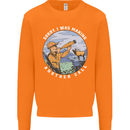 Hunting Making Another Call Hunter Funny Mens Sweatshirt Jumper Orange