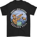Hunting Making Another Call Hunter Funny Mens T-Shirt 100% Cotton Black