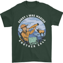 Hunting Making Another Call Hunter Funny Mens T-Shirt 100% Cotton Forest Green