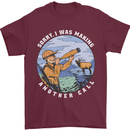 Hunting Making Another Call Hunter Funny Mens T-Shirt 100% Cotton Maroon
