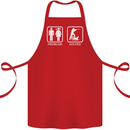 Hunting Problem Solved Funny Hunter Cotton Apron 100% Organic Red