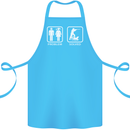 Hunting Problem Solved Funny Hunter Cotton Apron 100% Organic Turquoise