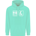 Hunting Problem Solved Funny Hunter Mens 80% Cotton Hoodie Peppermint