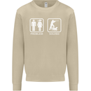 Hunting Problem Solved Funny Hunter Mens Sweatshirt Jumper Sand