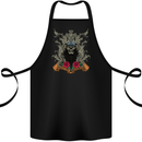 Hunting Season Hunter Skull Hunt Cotton Apron 100% Organic Black