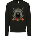 Hunting Season Hunter Skull Hunt Kids Sweatshirt Jumper Black