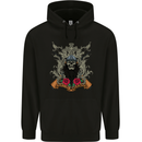 Hunting Season Hunter Skull Hunt Mens 80% Cotton Hoodie Black