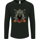 Hunting Season Hunter Skull Hunt Mens Long Sleeve T-Shirt Black