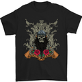 Hunting Season Hunter Skull Hunt Mens T-Shirt Cotton Gildan Black