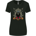 Hunting Season Hunter Skull Hunt Womens Wider Cut T-Shirt Black