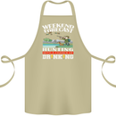 Hunting Weekend Alcohol Beer Funny Hunter Cotton Apron 100% Organic Khaki