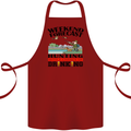 Hunting Weekend Alcohol Beer Funny Hunter Cotton Apron 100% Organic Maroon