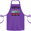 Hunting Weekend Alcohol Beer Funny Hunter Cotton Apron 100% Organic Purple