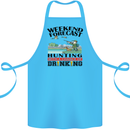 Hunting Weekend Alcohol Beer Funny Hunter Cotton Apron 100% Organic Turquoise