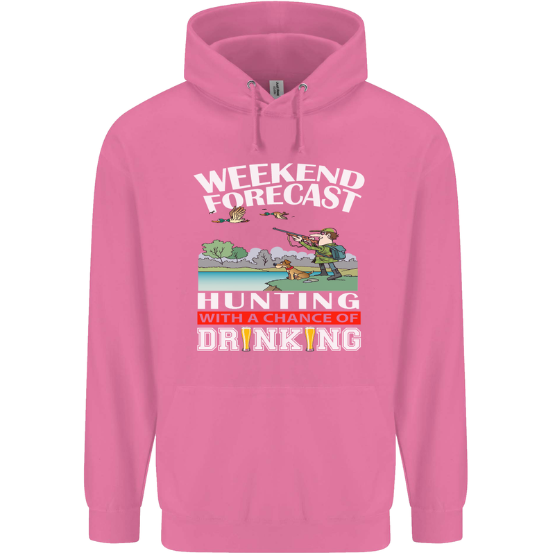 Hunting Weekend Alcohol Beer Funny Hunter Mens 80% Cotton Hoodie Azelea