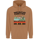 Hunting Weekend Alcohol Beer Funny Hunter Mens 80% Cotton Hoodie Caramel Latte