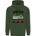 Hunting Weekend Alcohol Beer Funny Hunter Mens 80% Cotton Hoodie Forest Green