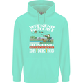 Hunting Weekend Alcohol Beer Funny Hunter Mens 80% Cotton Hoodie Peppermint