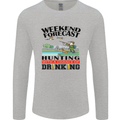 Hunting Weekend Alcohol Beer Funny Hunter Mens Long Sleeve T-Shirt Sports Grey