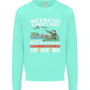 Hunting Weekend Alcohol Beer Funny Hunter Mens Sweatshirt Jumper Peppermint