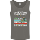 Hunting Weekend Alcohol Beer Funny Hunter Mens Vest Tank Top Charcoal