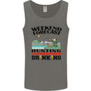 Hunting Weekend Alcohol Beer Funny Hunter Mens Vest Tank Top Charcoal