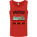 Hunting Weekend Alcohol Beer Funny Hunter Mens Vest Tank Top Red