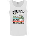 Hunting Weekend Alcohol Beer Funny Hunter Mens Vest Tank Top White