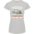 Hunting Weekend Alcohol Beer Funny Hunter Womens Petite Cut T-Shirt Sports Grey