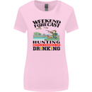 Hunting Weekend Alcohol Beer Funny Hunter Womens Wider Cut T-Shirt Light Pink