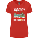 Hunting Weekend Alcohol Beer Funny Hunter Womens Wider Cut T-Shirt Red