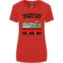 Hunting Weekend Alcohol Beer Funny Hunter Womens Wider Cut T-Shirt Red
