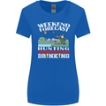 Hunting Weekend Alcohol Beer Funny Hunter Womens Wider Cut T-Shirt Royal Blue