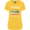 Hunting Weekend Alcohol Beer Funny Hunter Womens Wider Cut T-Shirt Yellow