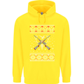 Huntsmath Christmas Hunting Funny Xmas Childrens Kids Hoodie Yellow