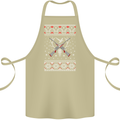 Huntsmath Christmas Hunting Funny Xmas Cotton Apron 100% Organic Khaki