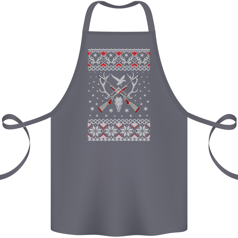 Huntsmath Christmas Hunting Funny Xmas Cotton Apron 100% Organic Steel
