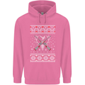 Huntsmath Christmas Hunting Funny Xmas Mens 80% Cotton Hoodie Azelea