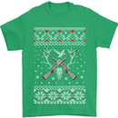 Huntsmath Christmas Hunting Funny Xmas Mens T-Shirt Cotton Gildan Irish Green