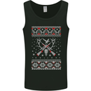 Huntsmath Christmas Hunting Funny Xmas Mens Vest Tank Top Black