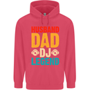 Husband Dad DJ Legend Fathers Day Childrens Kids Hoodie Heliconia