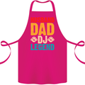 Husband Dad DJ Legend Fathers Day Cotton Apron 100% Organic Pink