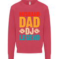 Husband Dad DJ Legend Fathers Day Kids Sweatshirt Jumper Heliconia