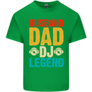 Husband Dad DJ Legend Fathers Day Kids T-Shirt Childrens Irish Green