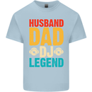 Husband Dad DJ Legend Fathers Day Kids T-Shirt Childrens Light Blue