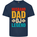 Husband Dad DJ Legend Fathers Day Kids T-Shirt Childrens Navy Blue