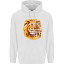 Husband Daddy Protector Hero Fathers Day Mens 80% Cotton Hoodie White