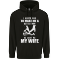 Husband & Wife Wedding Anniversary God Mens 80% Cotton Hoodie Black